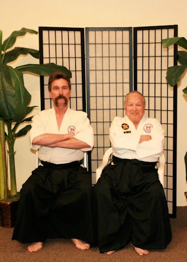 Glenn Medici with his teacher, Dai-Shihan Joe Holck